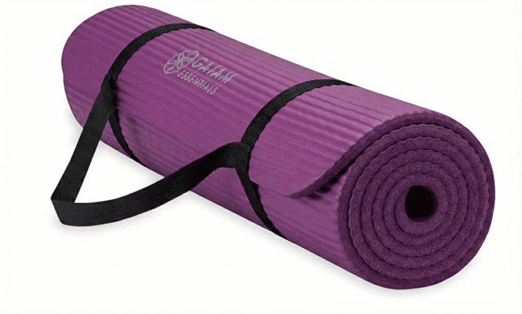 Gaiam Essentials Thick Yoga Mat - Product image showing the fitness equipment