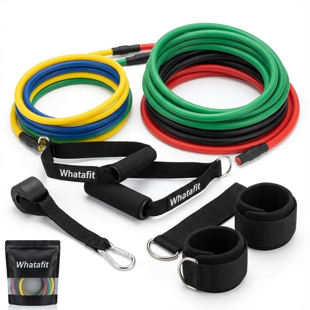 Whatafit Resistance Bands Set - Product image showing the fitness equipment